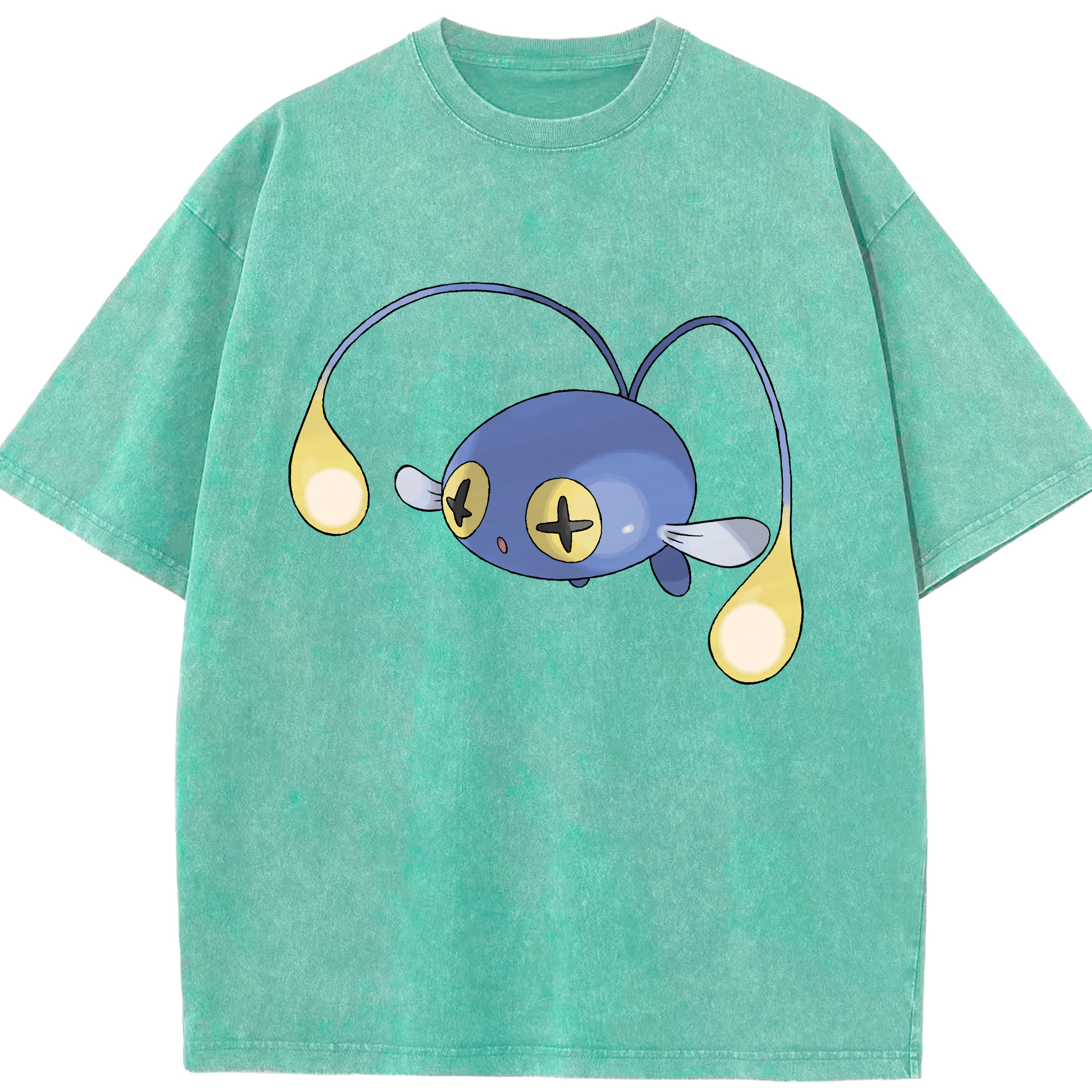 （画像用） ポケットモンスター Pokémon 綿100% ヴィンテージ風 半袖Tシャツ（フロントプリント）